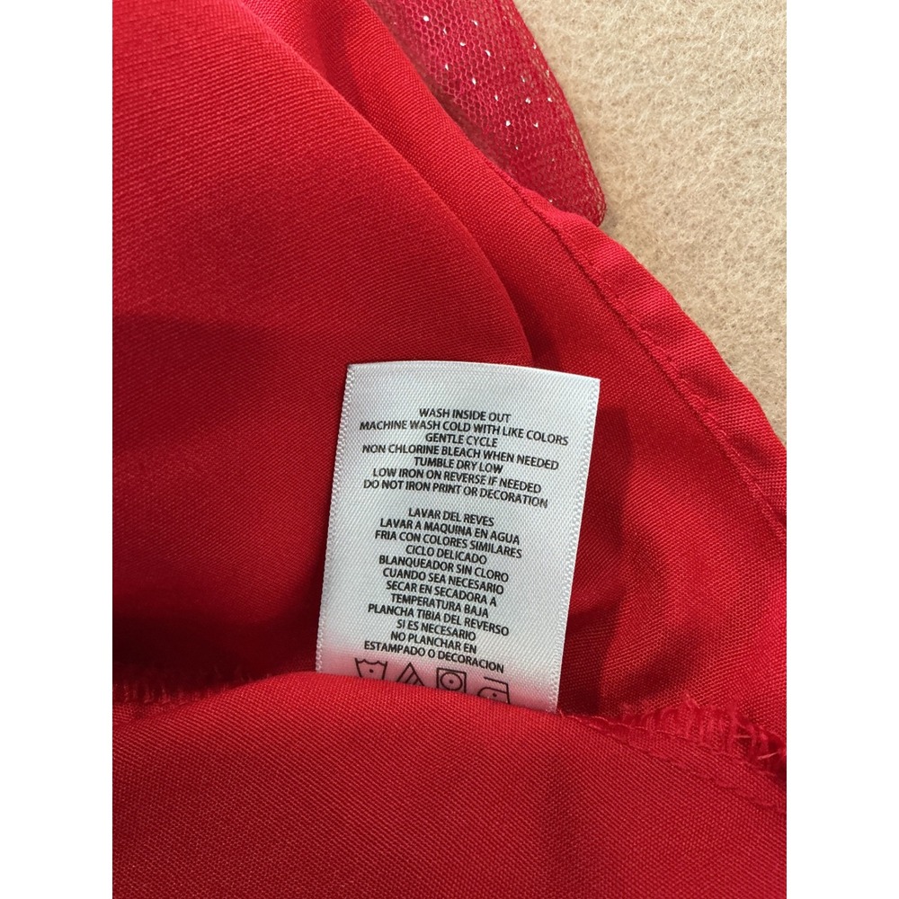 Hershey's Kisses Girls Grey Red Hooded Tutu Dress XS 4-5 Valentine's Day Sweet - Picture 8 of 8